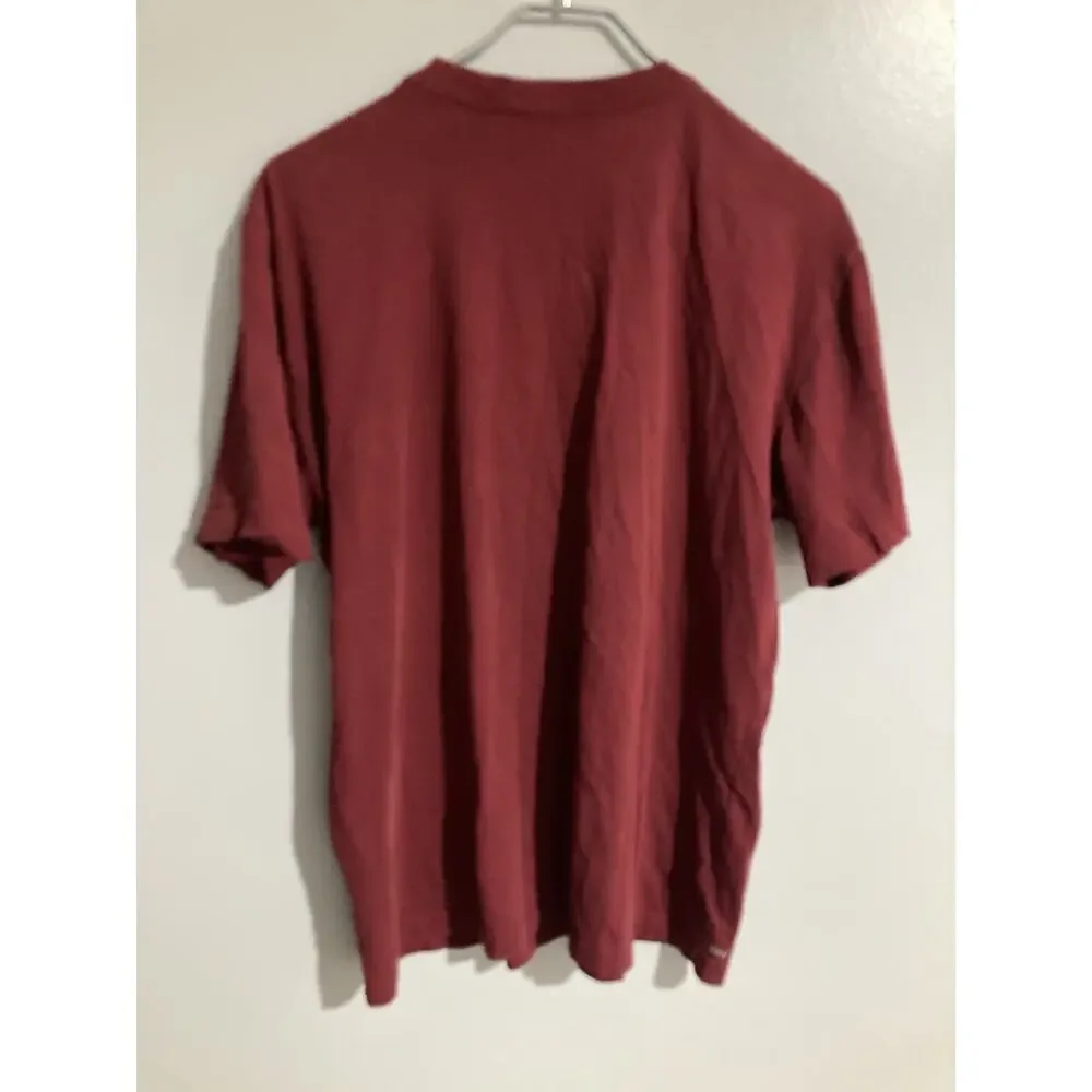 Nike Swoosh Maroon Red Football Shirt Men’s Size Large Football Practice Shirt